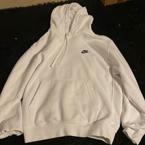 white nike hoodie